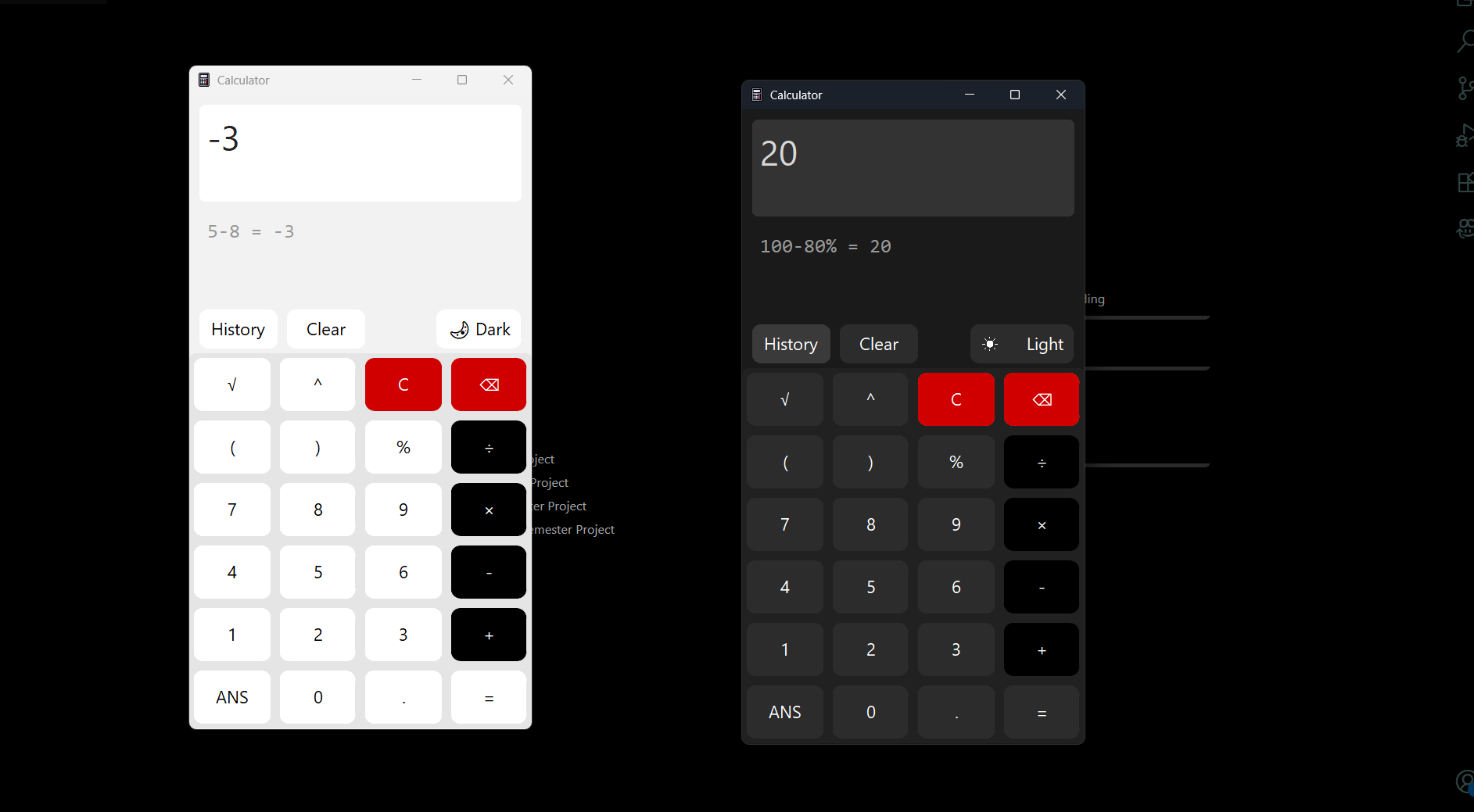 Calculator App Project